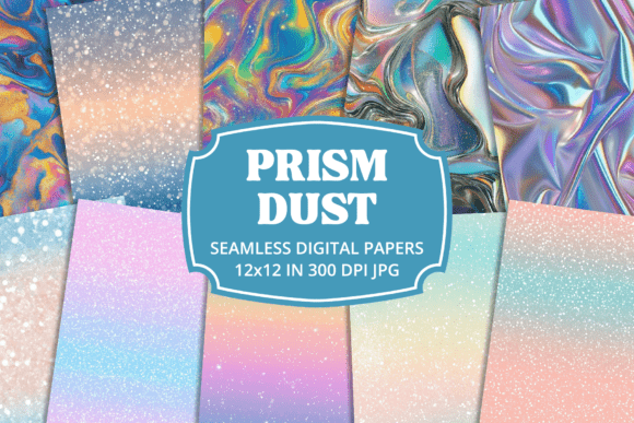 Download Prism Dust Holographic Textures Glitter Paper - Holographic Collection