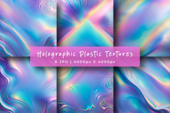 Download Holographic Plastic Texture Backgrounds - Holographic Collection