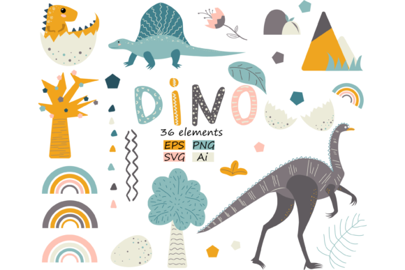 Download Dinosaur Clipart for Nursery Decor - Nursery decor Collection