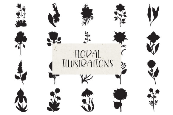 Download Black and White Botanical Clip Art - Botanical clip art Collection