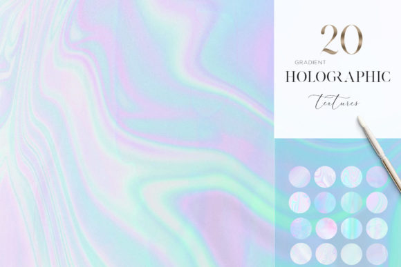 Download Holographic Digital Paper, Iridescent - Holographic Collection