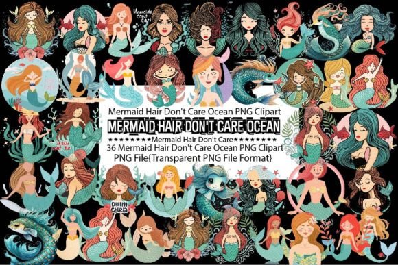 Download Mermaid Hair Don't Care Ocean Sublimatio - Premium Resources