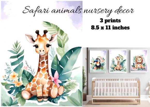 Download Safari Animals Nursery Decor - Nursery decor Collection