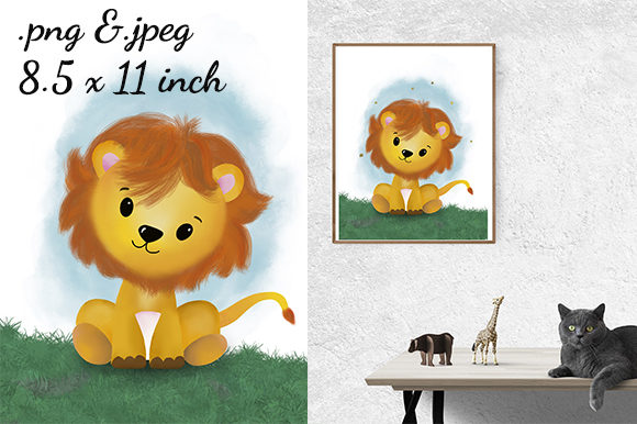 Download Baby Lion Nursery Decor - Nursery decor Collection