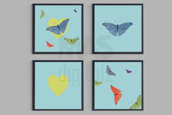 Download Butterfly Baby Nursery Decor Blue - Nursery decor Collection