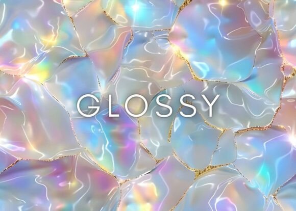 Download Iridescent Holographic Digital Paper - Holographic Collection