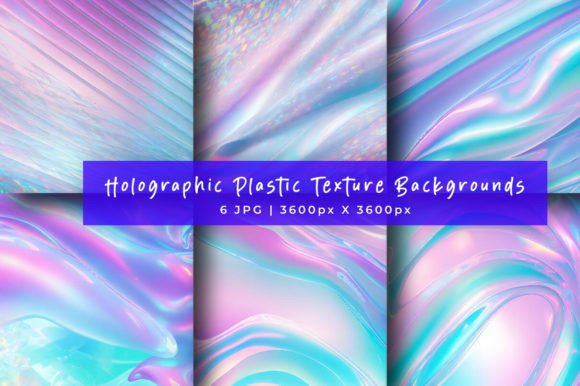 Download Holographic Plastic Texture Backgrounds - Holographic Collection